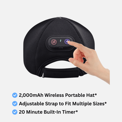 AKYGO® Red Light Therapy Hat – Comprehensive Hair Growth &amp; Scalp Health Solution